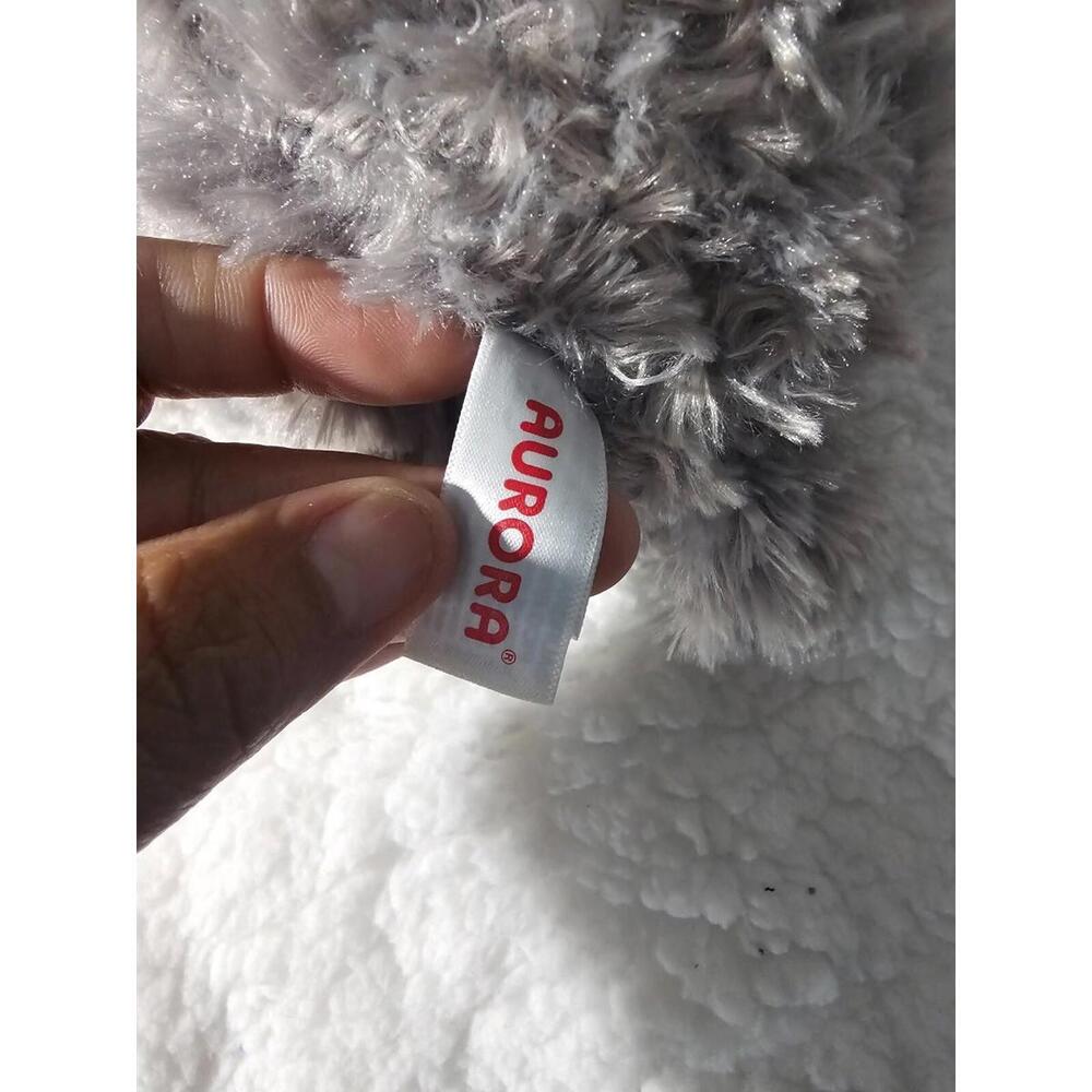 New Aurora Hippo Hippopotamus Plush Tonies Christmas Gray Bean Bag Hat & Top 9" - Picture 9 of 12